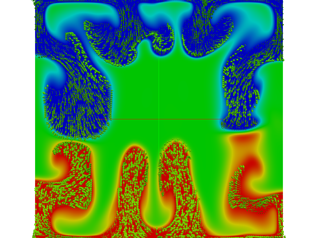 Heat transfer development between two plates image