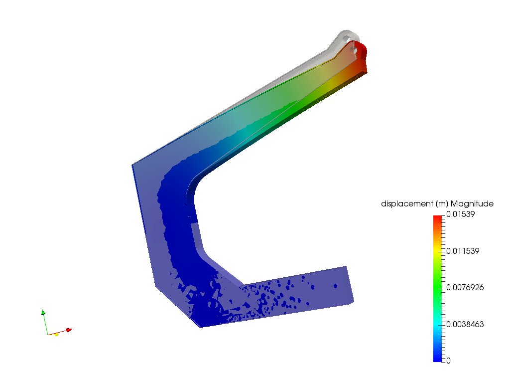 Stress analysis of a reclaimer arm image