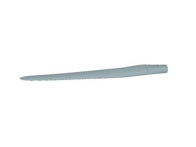 CFD simulation of a wind turbine blade image