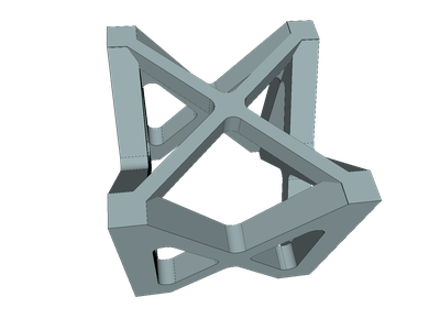 Lattice tower top part simulation image