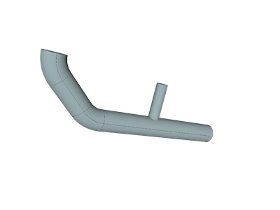 Incompressible flow through a pipe image