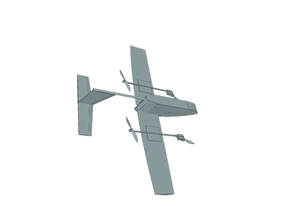 Foward flight 60 degree CFD image