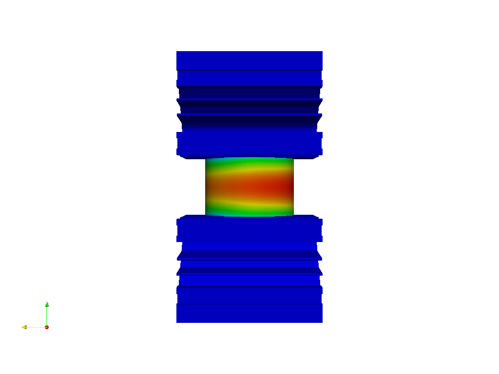 CHT Analysis of a Heat Sink (Natural Convection) - Oil - 2 Heat Sinks - Half - Final image