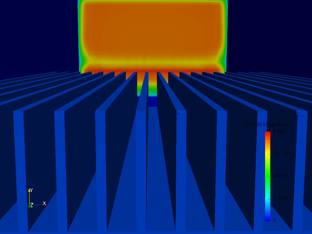 Heat Sink - Conjugate Heat Transfer COPY image