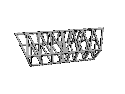 Truss bridge eigenfrequency analysis image