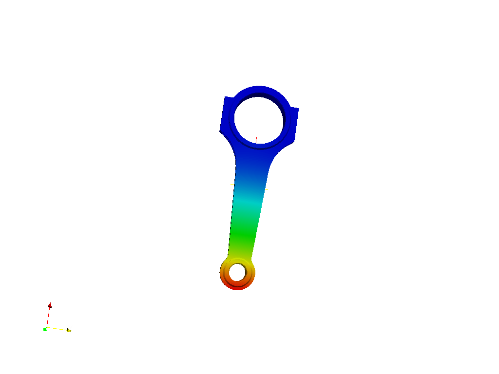 Connecting Rod Static Stress Analysis image