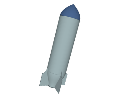 Water Rocket Mk4 aerodymaics analysis image