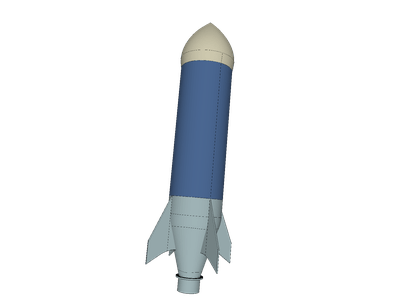 Water Rocket Mk6 v13 aerodymaics analysis image