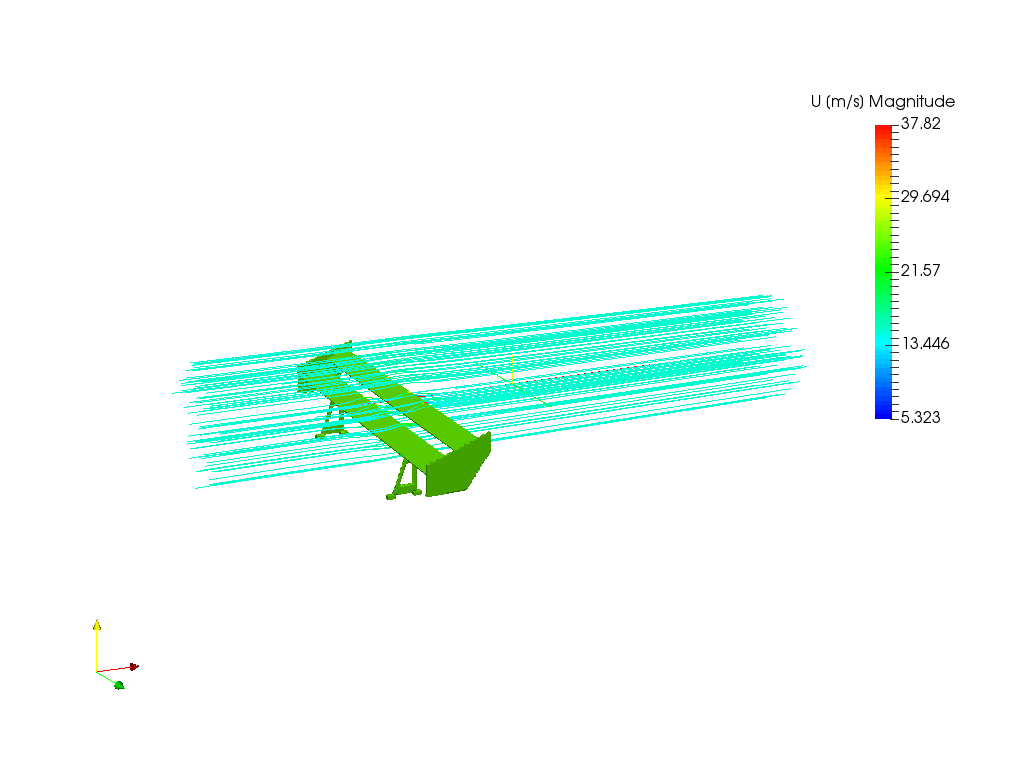 Tutorial - Airflow around a spoiler image
