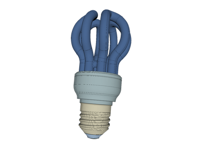 heating of compact fluorescent light image