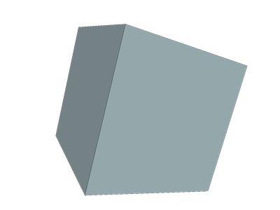 Lid driven 3D square cavity image