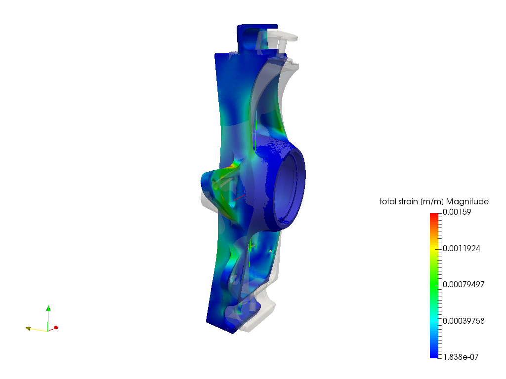 Stress Analysis of a Formula Student Front Upright image