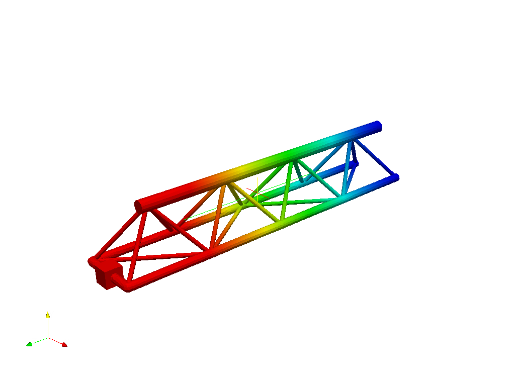 Tutorial - Linear static analysis of a crane_TDz image