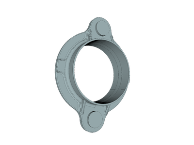 Simulation of exhaust flange image
