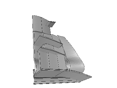 Structure design of a front wing image