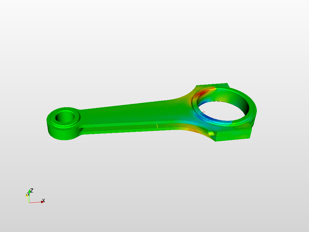 Tutorial-01: Connecting rod stress analysis image