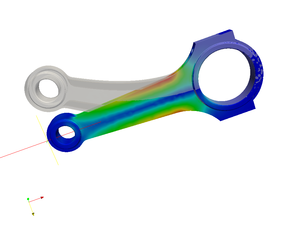 Tutorial-01: Connecting rod stress analysis image