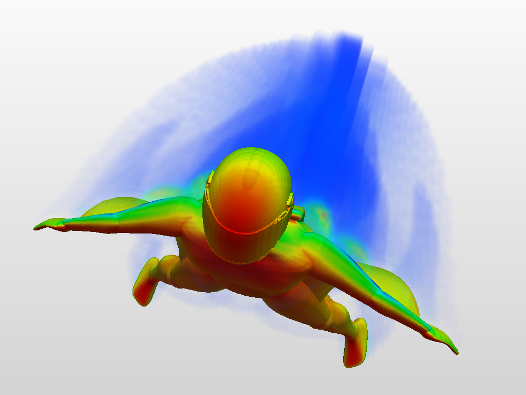 CFD Simulation of a Wingsuit Aerodynamics image