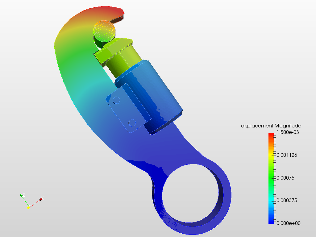 Finite Element Analysis of a Grip Mark Design  image