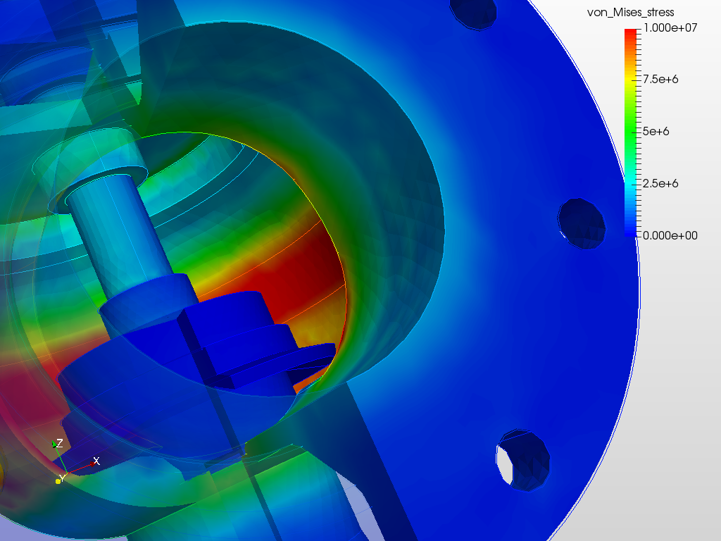 Stress Analysis of a Pressure Relief Valve image