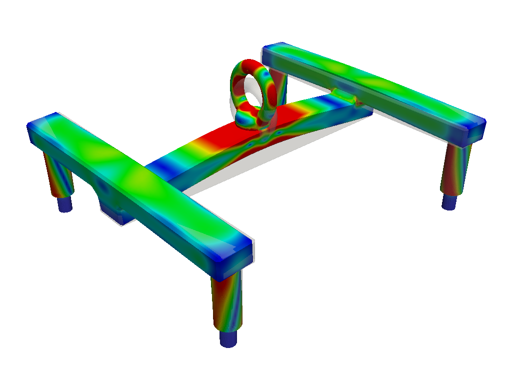 Stress Analysis of a Transport Bracket with FEA image