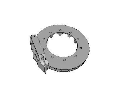 disc brake bolt simulation image