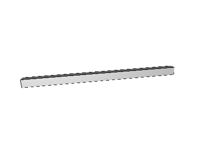 Fixed Beam under Gravitational Load Validation image