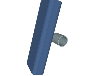 tube pressing onto a beam image