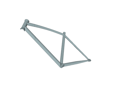 Bicycle frame analysis image