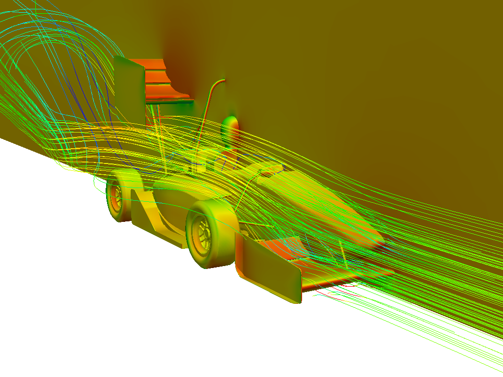 simulation of car. image