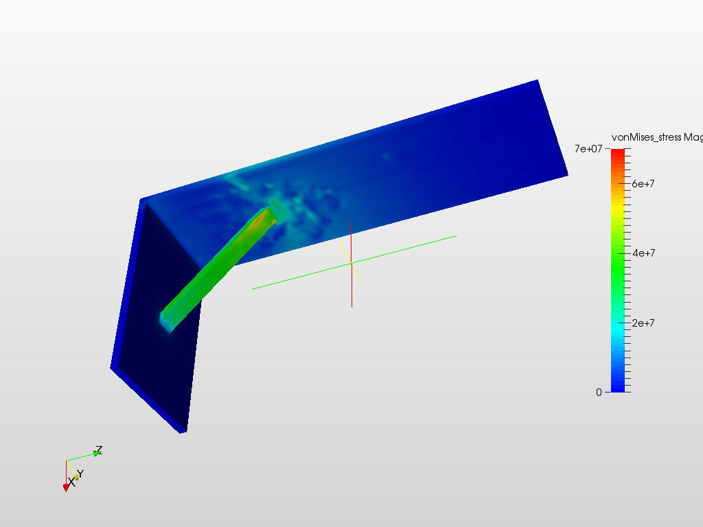 L simulation test image