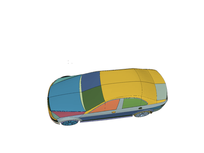 Aerodynamic analysis of car image
