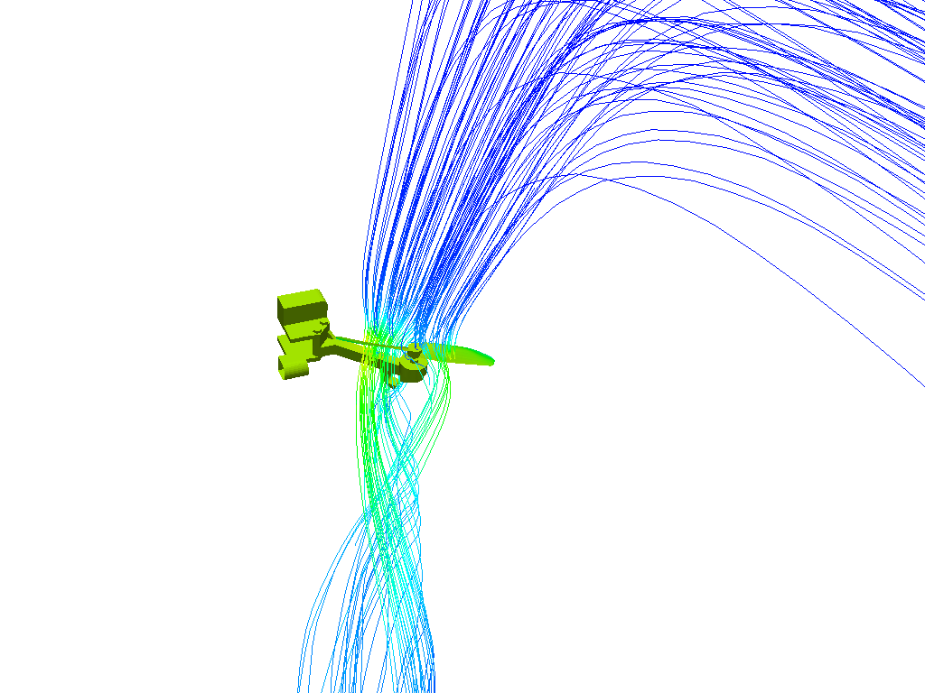 Drone blade analysis image