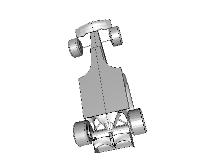 Aerodynamics analysis of a Formula One F1 Race car image