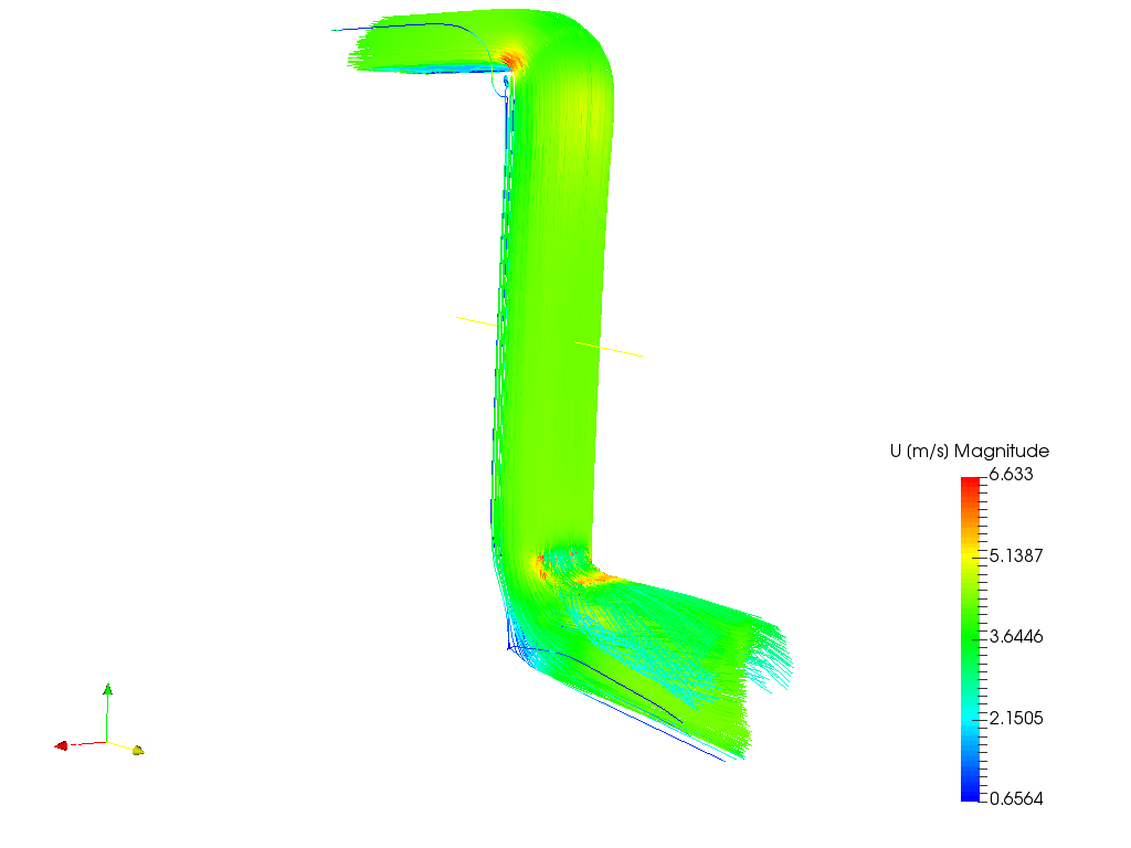 Flow through Duct - Homework - Angle 0 image