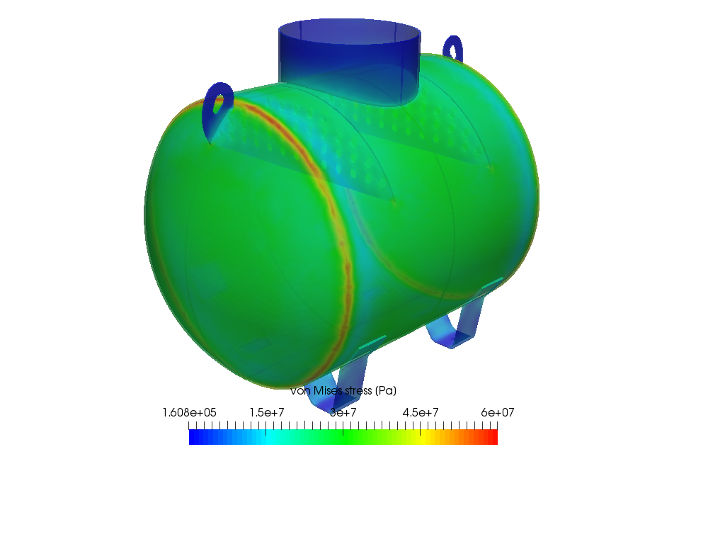 LPG  Tank DOT style 500l Structural Analysis image