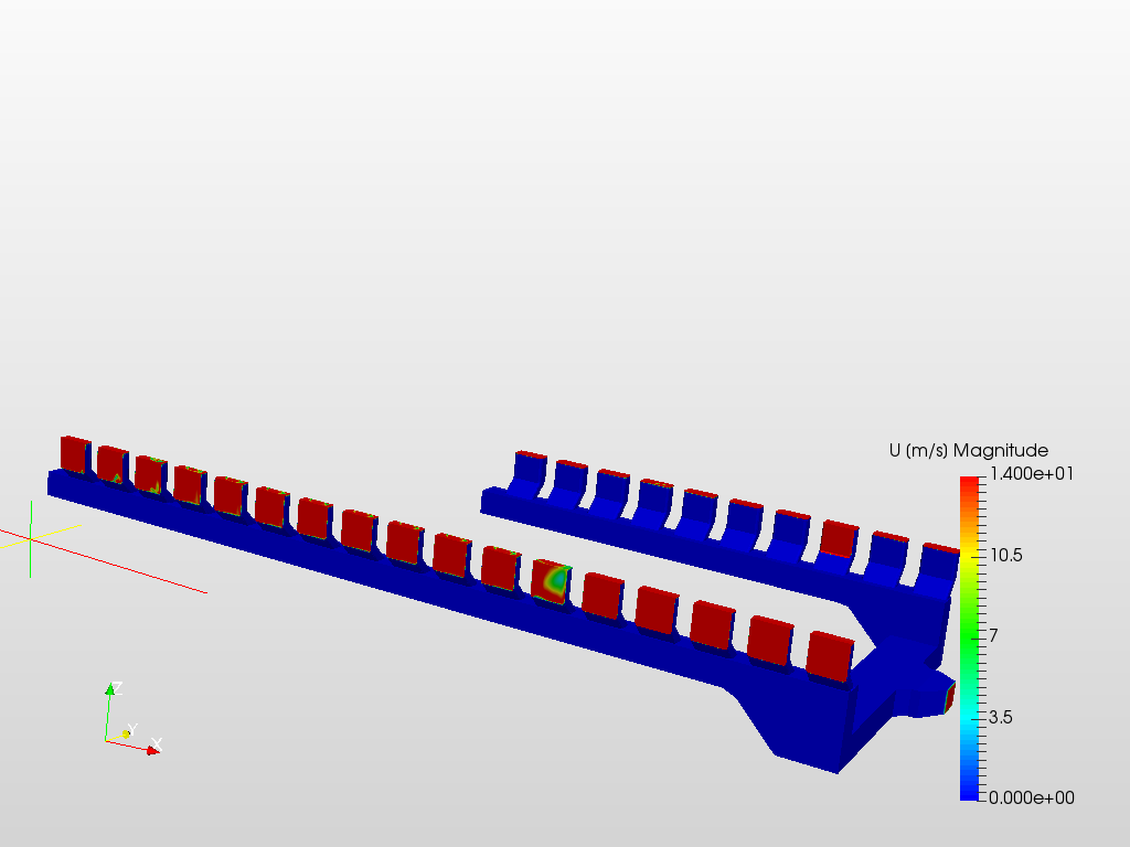 Duct Design CFD Simulation - Pressure Drop & Flow image