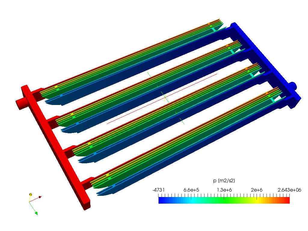 CFD Simulation of a Cooling Device for Transistors  image