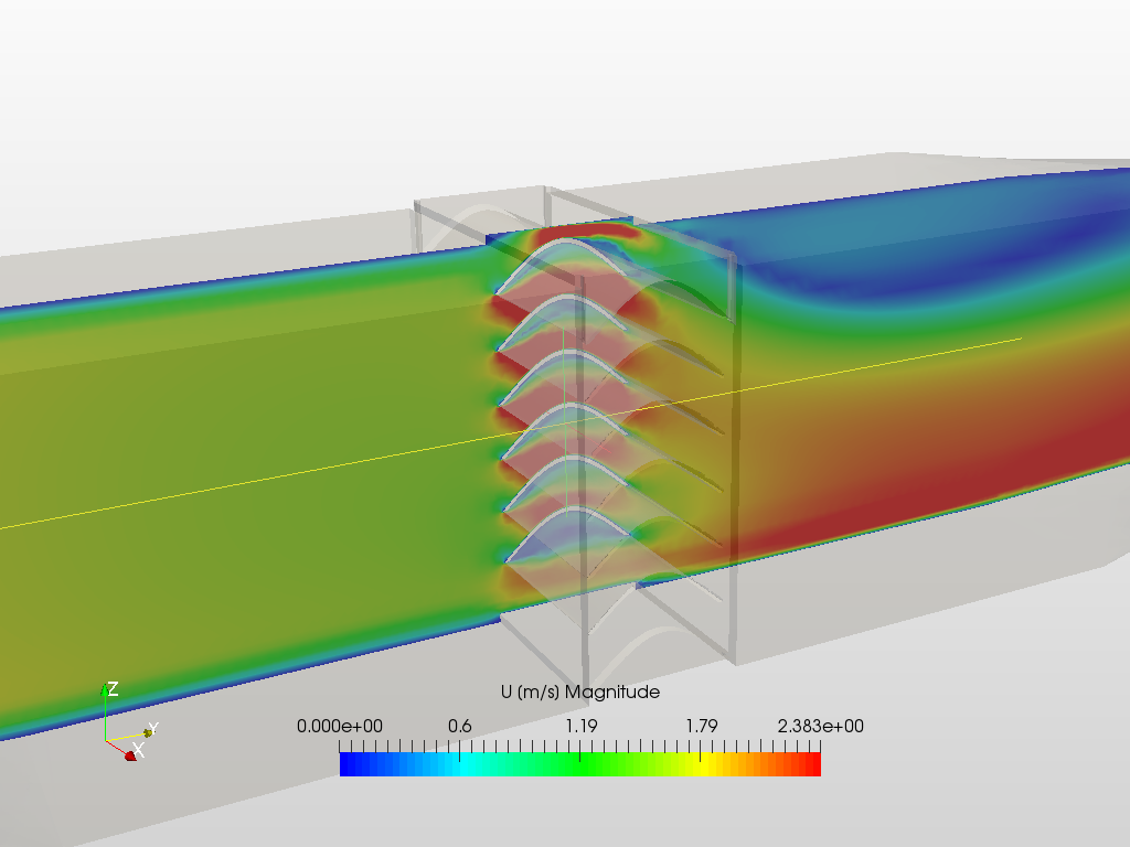 Duct Design CFD Simulation  image