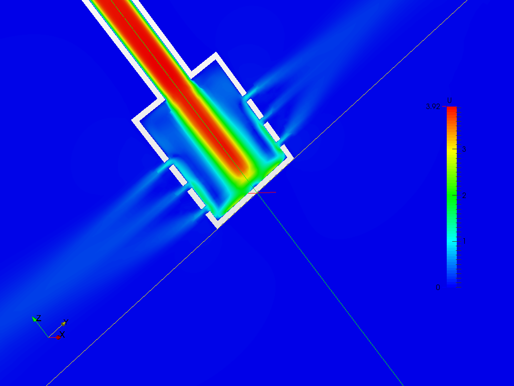 CFD Simulation of a Muffler Design  image