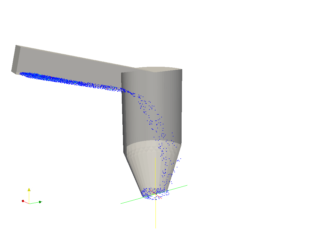 DEM no 3 particle simulation image