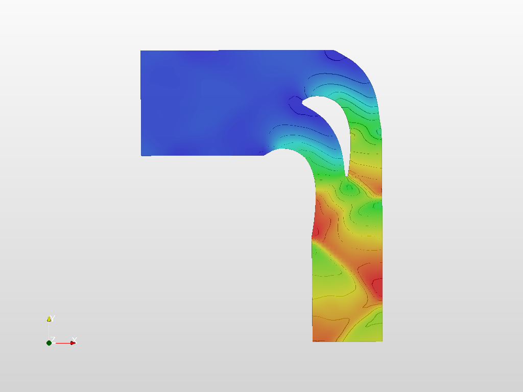 2D turbine blade simulation image