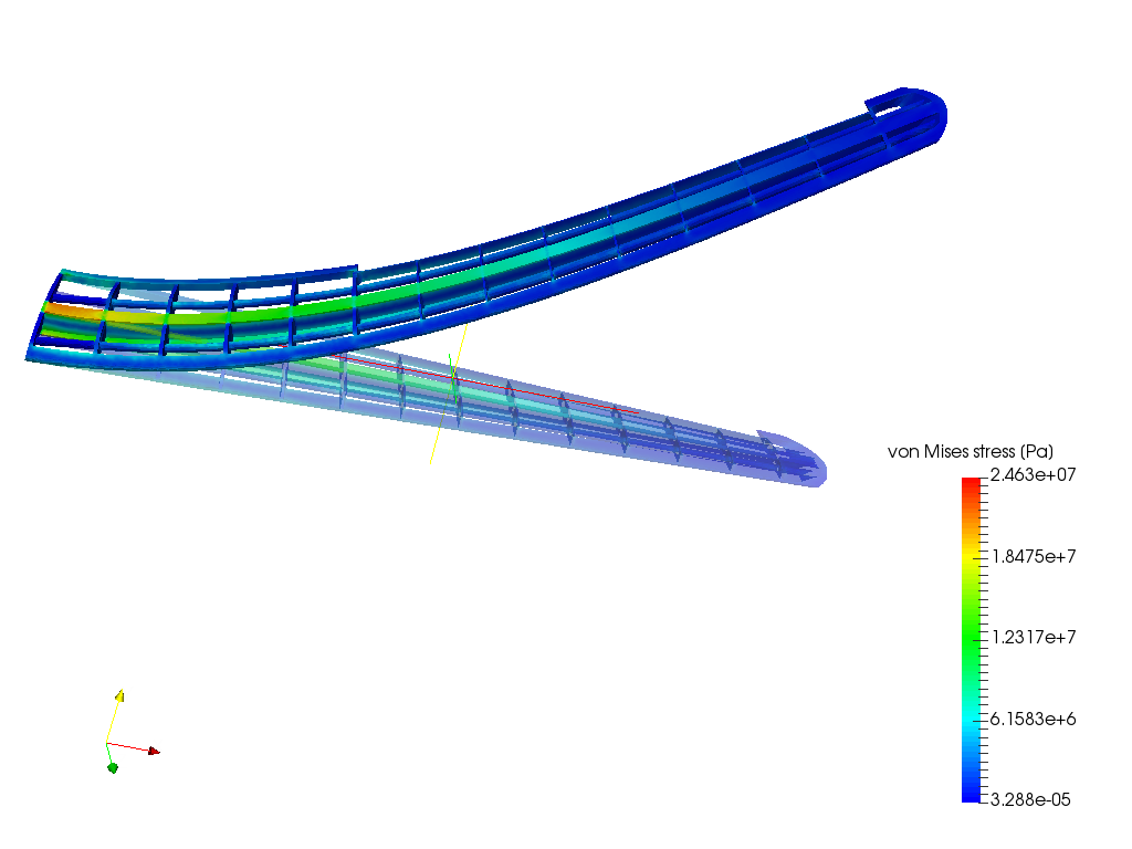 Bending of an Airfoil Frame image