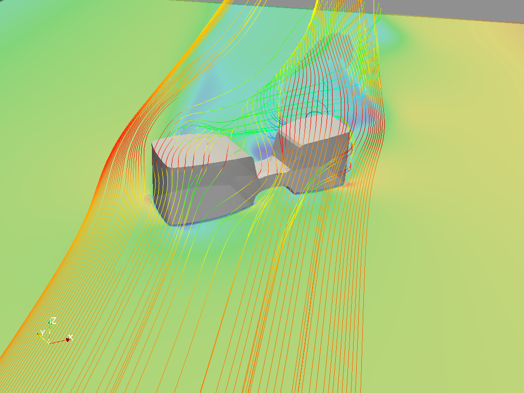 Buildind windflow demo image