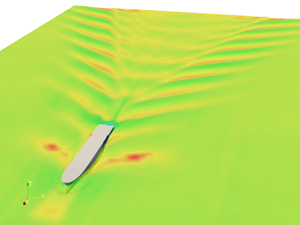 Ship Hull Resistance CFD image