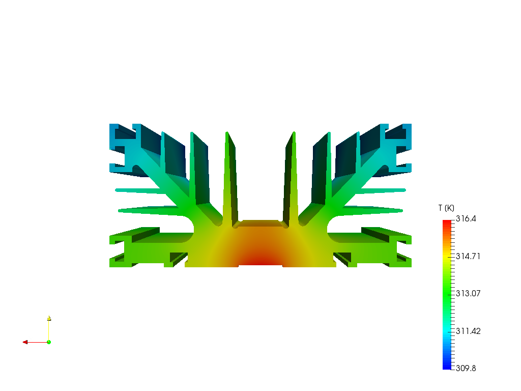 CHT Analysis of a Heat Sink (Forced Convection) image