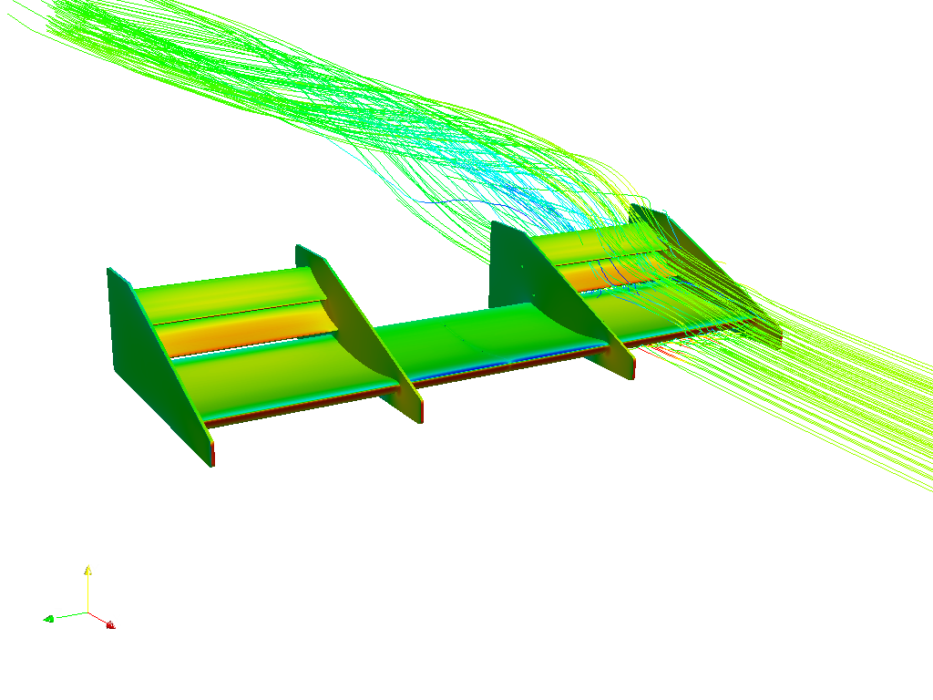 front wing simulation image