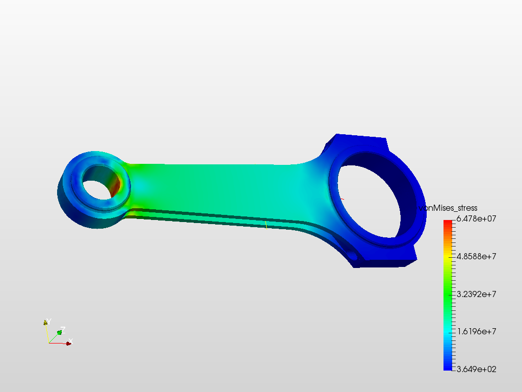  Connecting rod stress analysis image