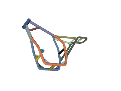 design and analysis of chassis bikepart170000 image