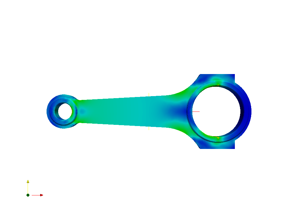 Tutorial-01: Connecting rod stress analysis image